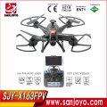 Venda quente SJY-X163FPV 5.8G FPV Zangão com monotor LCD transmissão Quadcopter VS CX20 X8W zangão Brushless